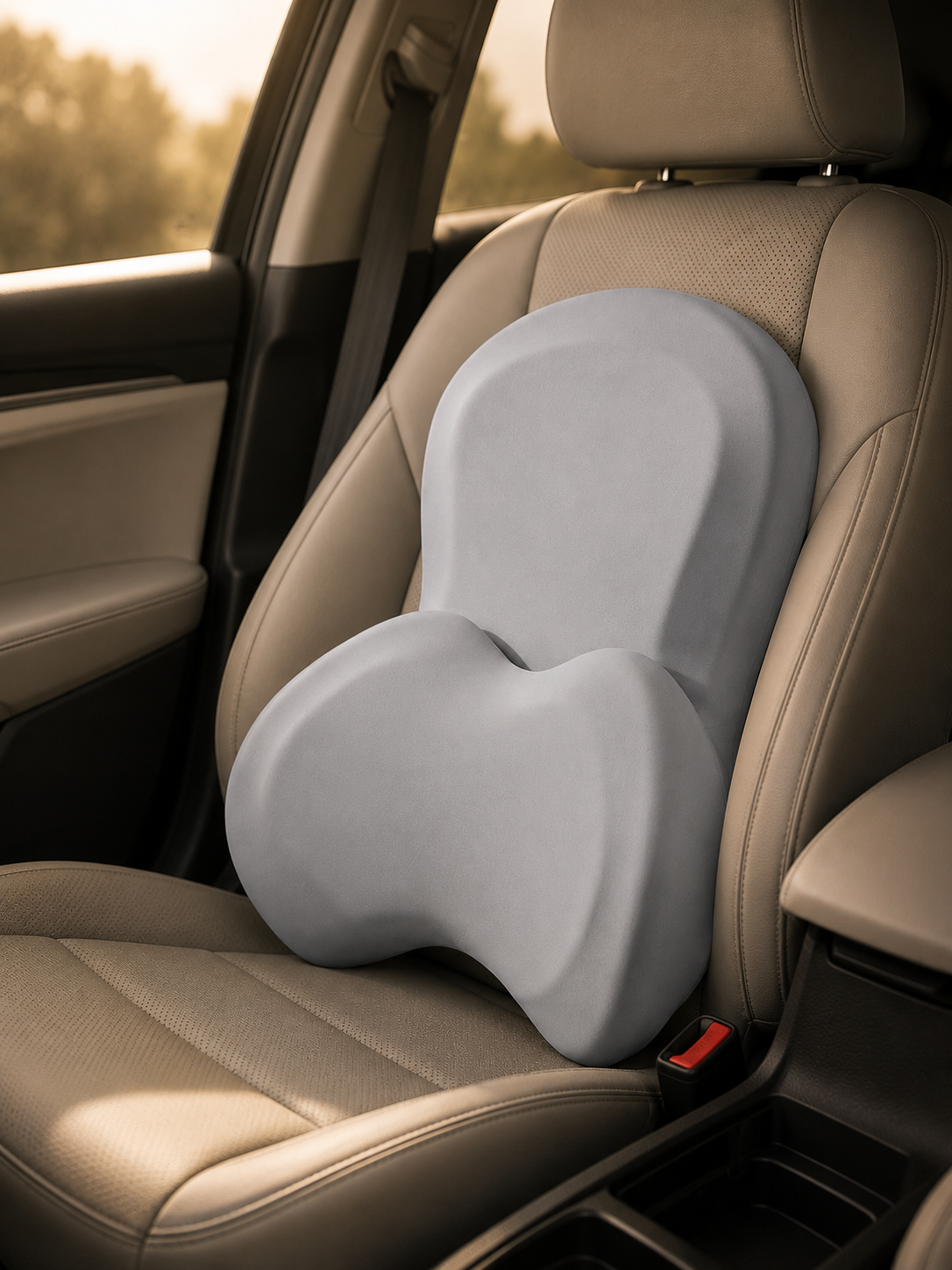 Coussin ergonomique Postura™ siège auto - support lombaire conduite